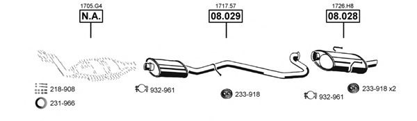 ASMET PE083435 Exhaust System